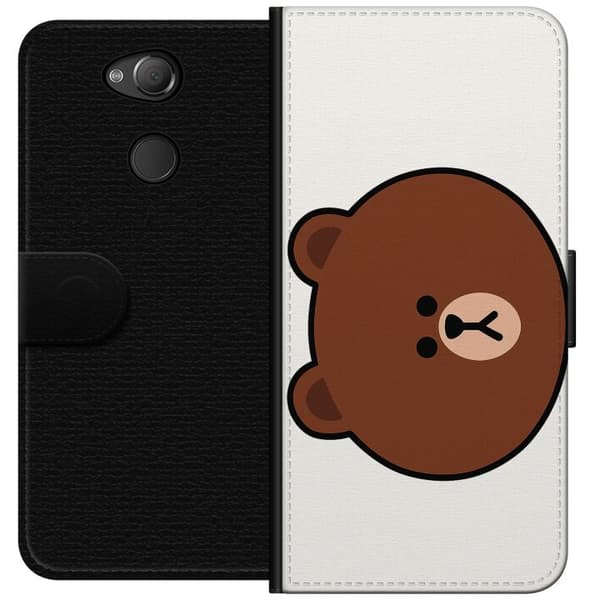 Sony Xperia XA2 Tegnebogsetui line friends brown