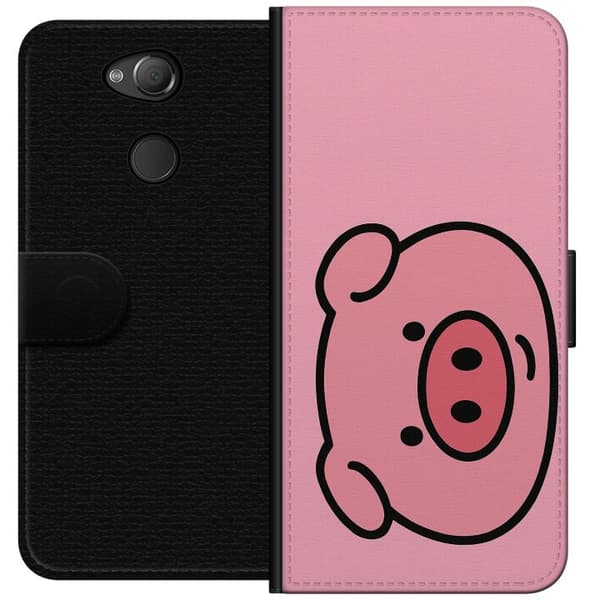 Sony Xperia XA2 Plånboksfodral Kawaii Piggy