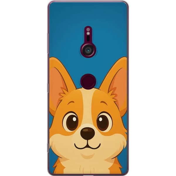 Sony Xperia XZ3 Genomskinligt Skal Hello Corgi