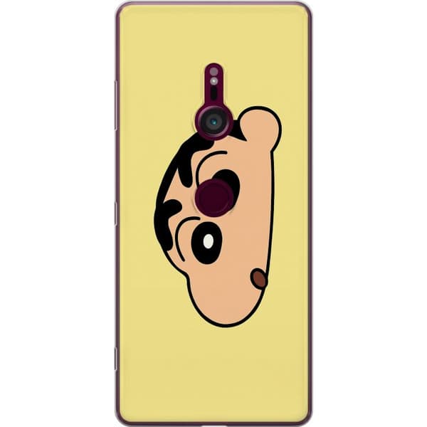 Sony Xperia XZ3 Genomskinligt Skal Peeking Shinchan
