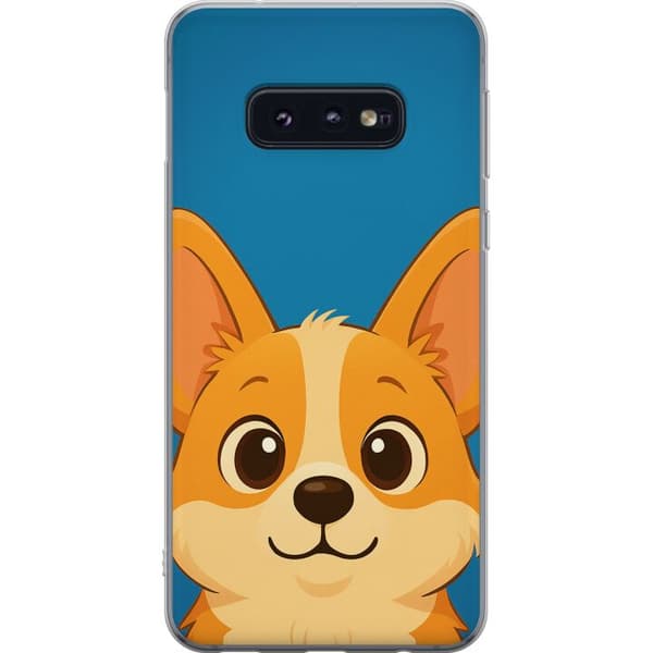 Samsung Galaxy S10e Gennemsigtig cover Hello Corgi