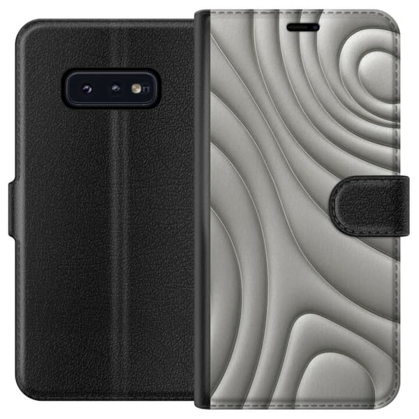 Samsung Galaxy S10e Lompakkokotelo Hopea-aallot