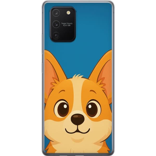 Samsung Galaxy S10 Lite Gennemsigtig cover Hello Corgi