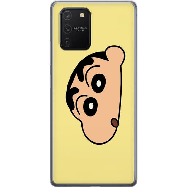 Samsung Galaxy S10 Lite Genomskinligt Skal Peeking Shinchan