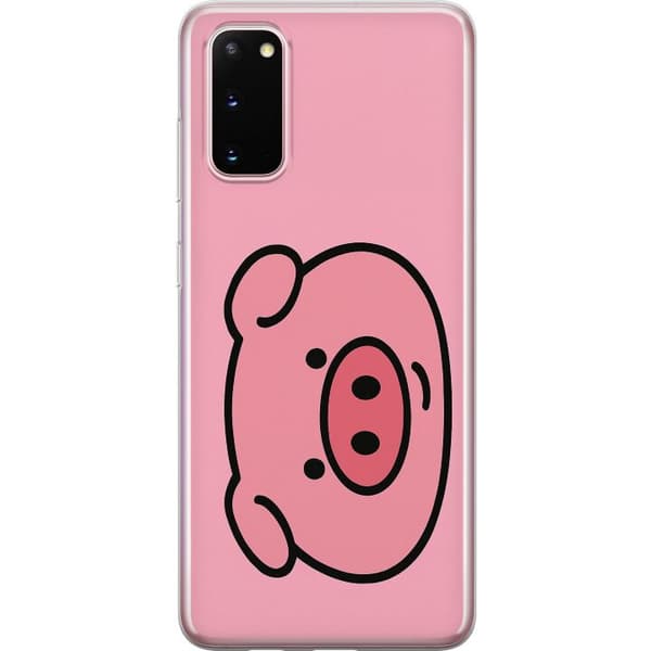 Samsung Galaxy S20 Gjennomsiktig deksel Kawaii Piggy