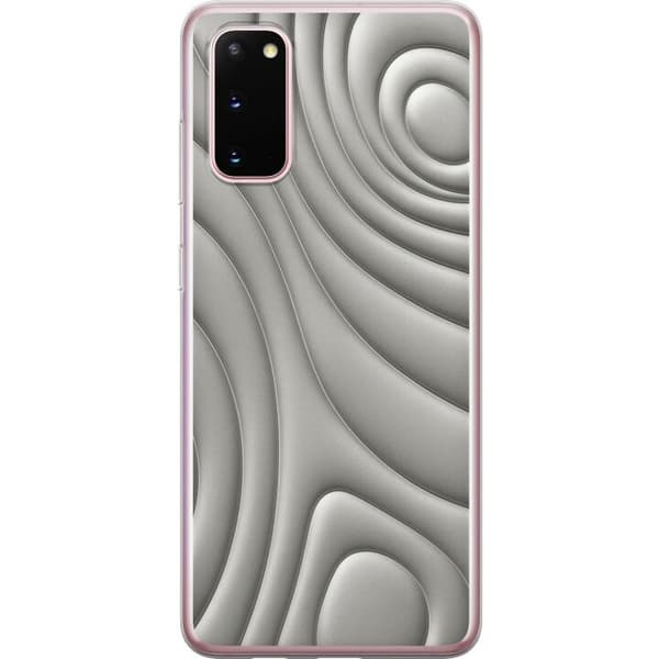 Samsung Galaxy S20 Gennemsigtig cover Sølvbølger