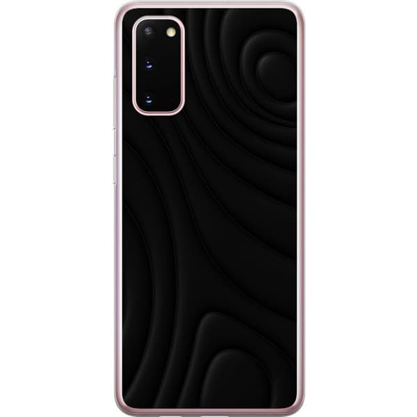 Samsung Galaxy S20 Läpinäkyvä kuori Tummat Aallot