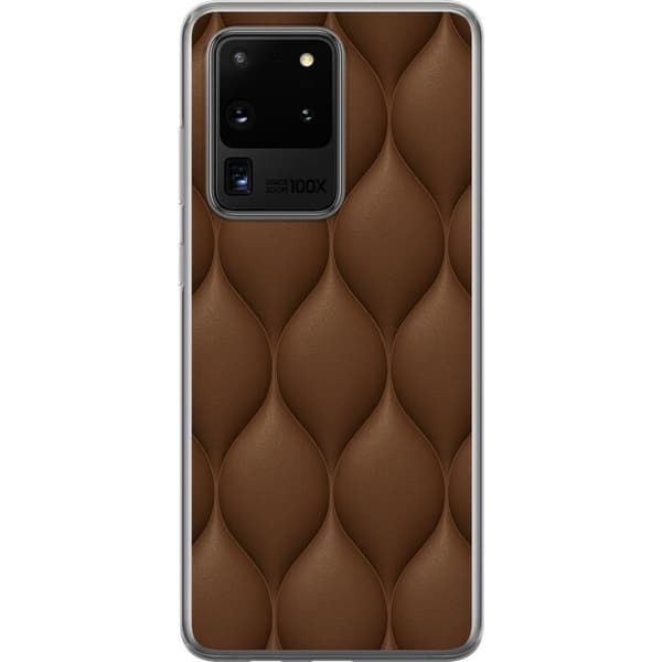 Samsung Galaxy S20 Ultra Genomskinligt Skal Cocoa Scales