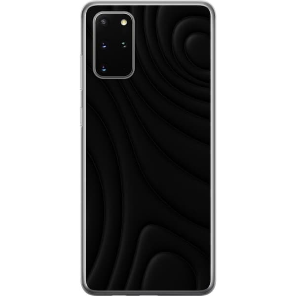 Samsung Galaxy S20+ Läpinäkyvä kuori Tummat Aallot