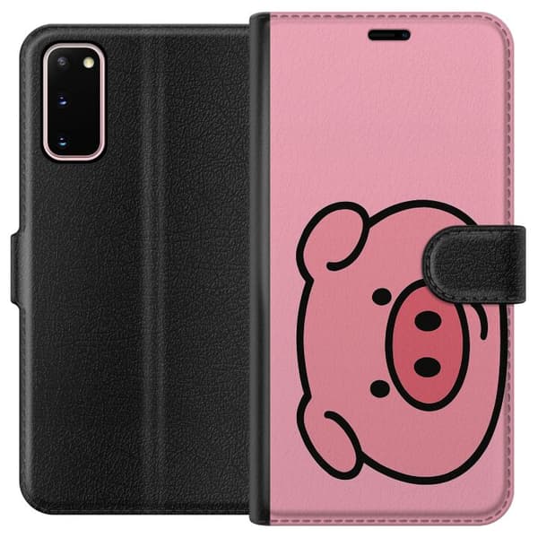 Samsung Galaxy S20 Tegnebogsetui Kawaii Piggy