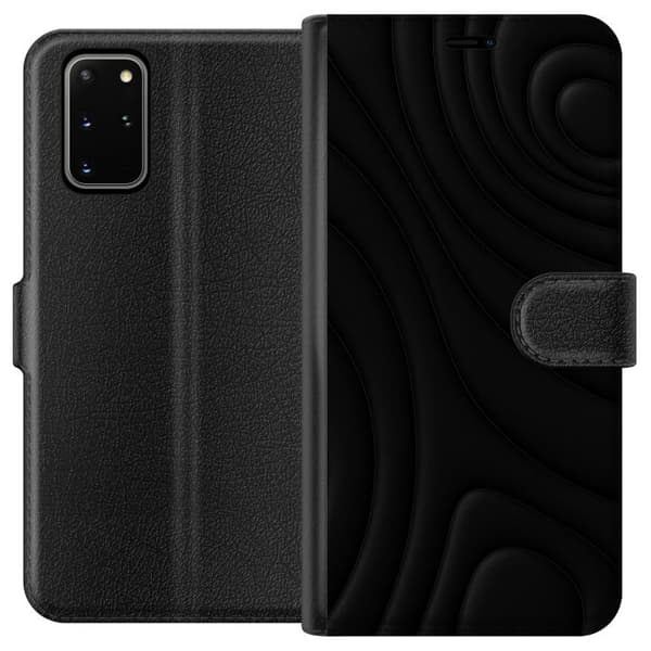 Samsung Galaxy S20+ Tegnebogsetui Sorte Bølger