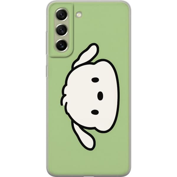 Samsung Galaxy S21 FE 5G Gjennomsiktig deksel Snoopy Flip