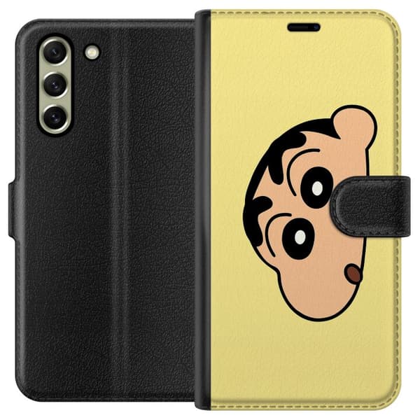 Samsung Galaxy S21 FE 5G Lommeboketui Peeking Shinchan
