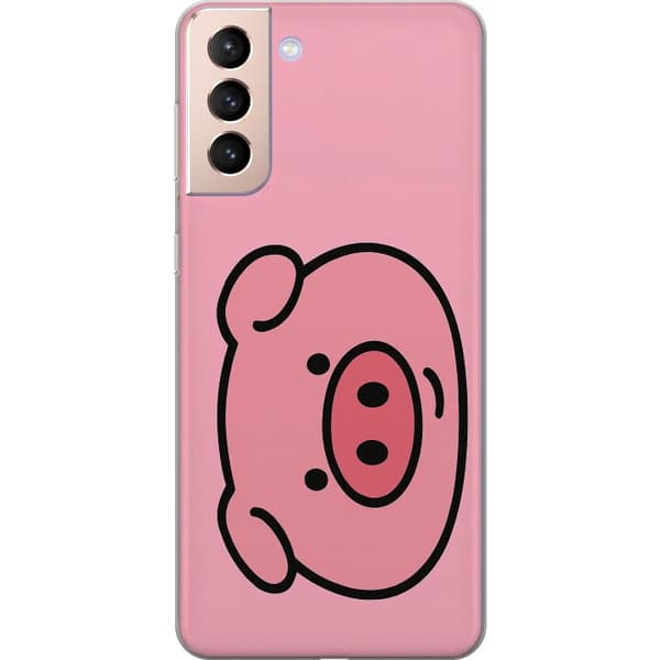 Samsung Galaxy S21 Läpinäkyvä kuori Kawaii Piggy