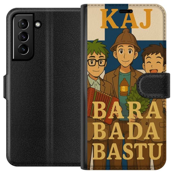 Samsung Galaxy S21+ 5G Lommeboketui Bare ta en badstu KAJ