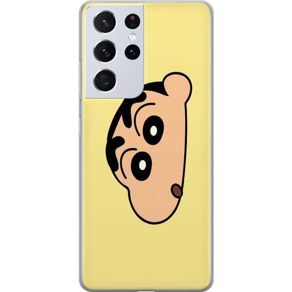 Samsung Galaxy S21 Ultra 5G Gennemsigtig cover Peeking Shinchan