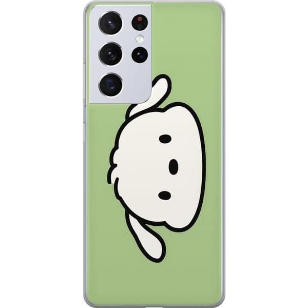 Samsung Galaxy S21 Ultra 5G Läpinäkyvä kuori Snoopy Flip