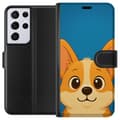 Miniatyrbild 1 av 3: Samsung Galaxy S21 Ultra 5G Plånboksfodral Hello Corgi