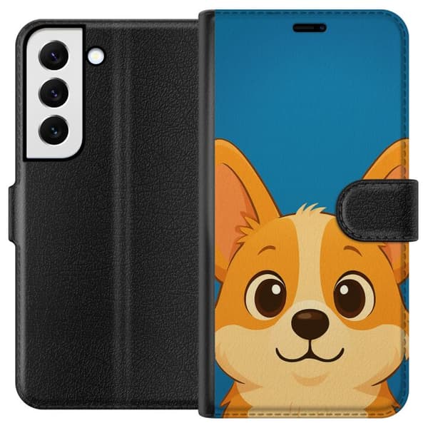 Samsung Galaxy S22 5G Lommeboketui Hello Corgi