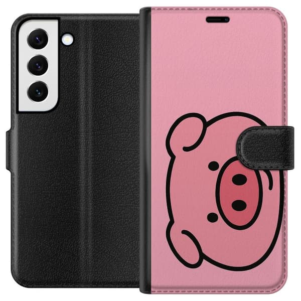 Samsung Galaxy S22 5G Plånboksfodral Kawaii Piggy
