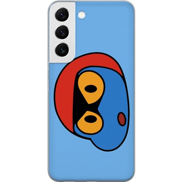 Samsung Galaxy S22+ 5G Gennemsigtig cover Bold Bot Head