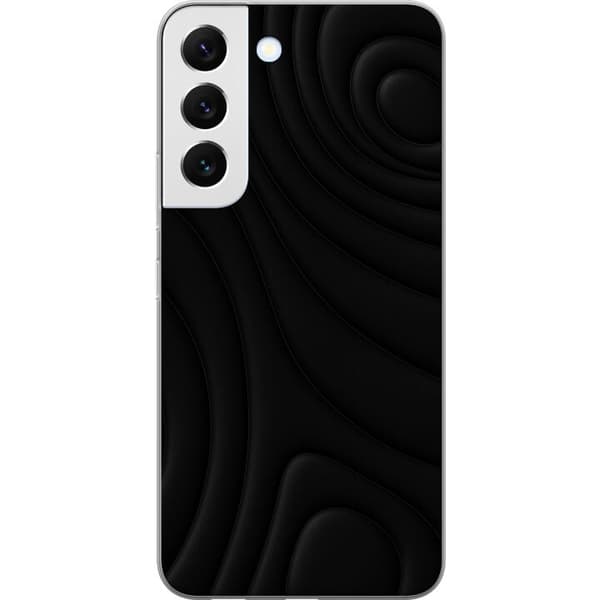 Samsung Galaxy S22+ 5G Läpinäkyvä kuori Tummat Aallot
