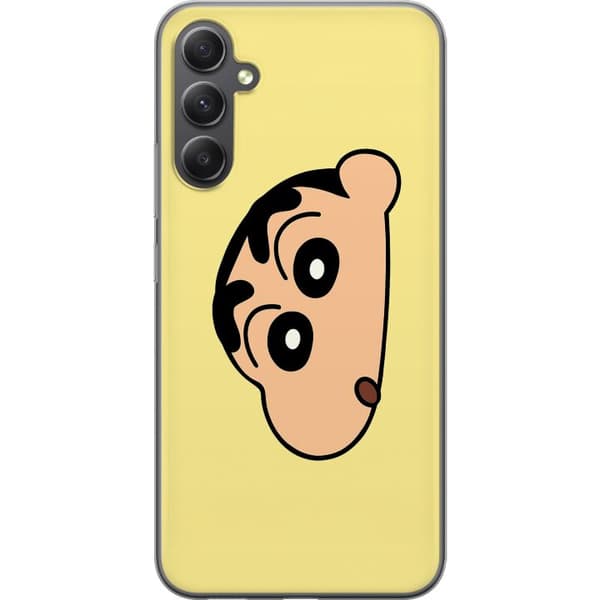 Samsung Galaxy S23 FE Gennemsigtig cover Peeking Shinchan