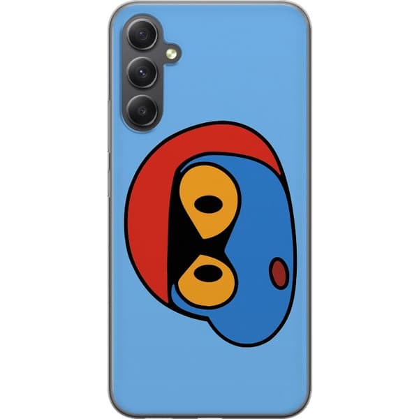 Samsung Galaxy S23 FE Gennemsigtig cover Bold Bot Head