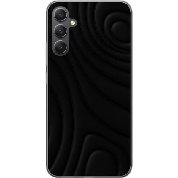 Samsung Galaxy S23 FE Läpinäkyvä kuori Tummat Aallot