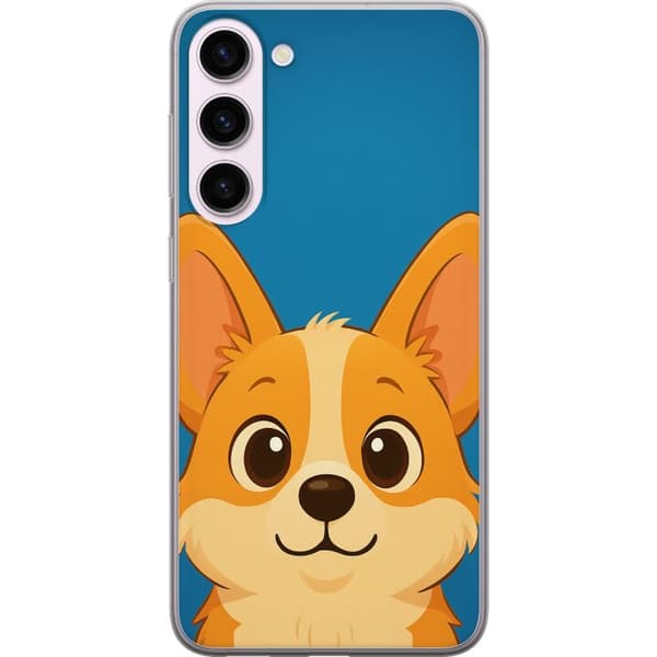 Samsung Galaxy S23+ Gennemsigtig cover Hello Corgi
