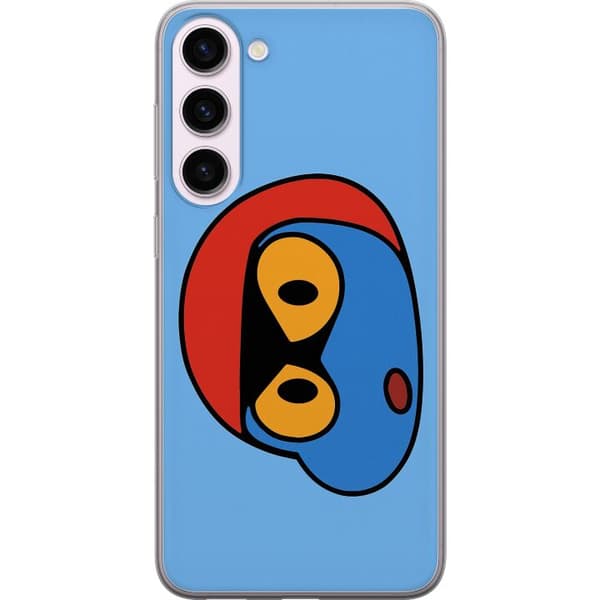 Samsung Galaxy S23+ Läpinäkyvä kuori Bold Bot Head