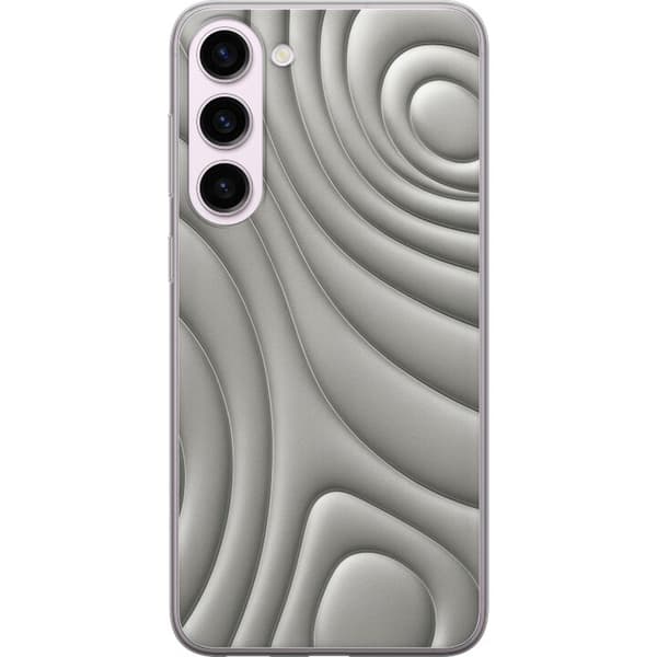 Samsung Galaxy S23+ Gennemsigtig cover Sølvbølger