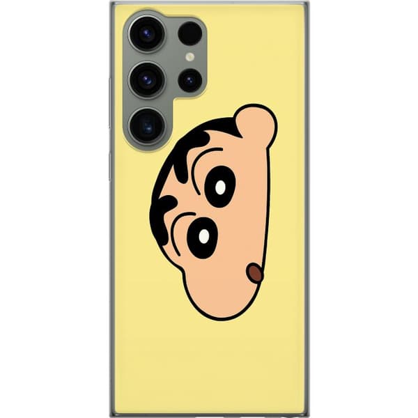 Samsung Galaxy S23 Ultra Gennemsigtig cover Peeking Shinchan