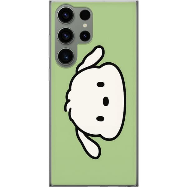 Samsung Galaxy S23 Ultra Läpinäkyvä kuori Snoopy Flip