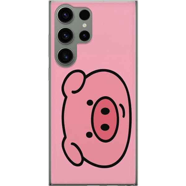 Samsung Galaxy S23 Ultra Gennemsigtig cover Kawaii Piggy