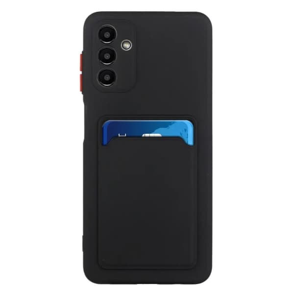 Samsung Galaxy A14 skal mobilskal korthållare slot svart