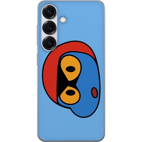 Samsung Galaxy S25 Läpinäkyvä kuori Bold Bot Head