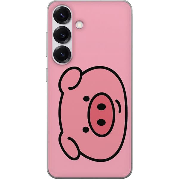 Samsung Galaxy S25 Gjennomsiktig deksel Kawaii Piggy