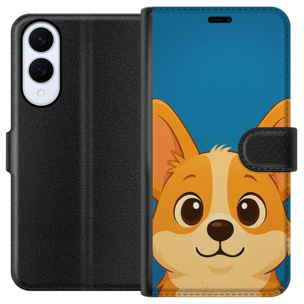 Samsung Galaxy S25 Edge Tegnebogsetui Hello Corgi
