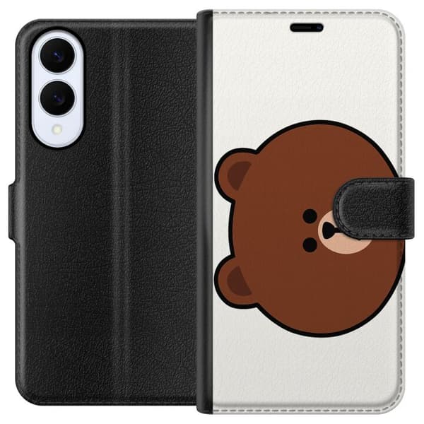 Samsung Galaxy S25 Edge Tegnebogsetui line friends brown
