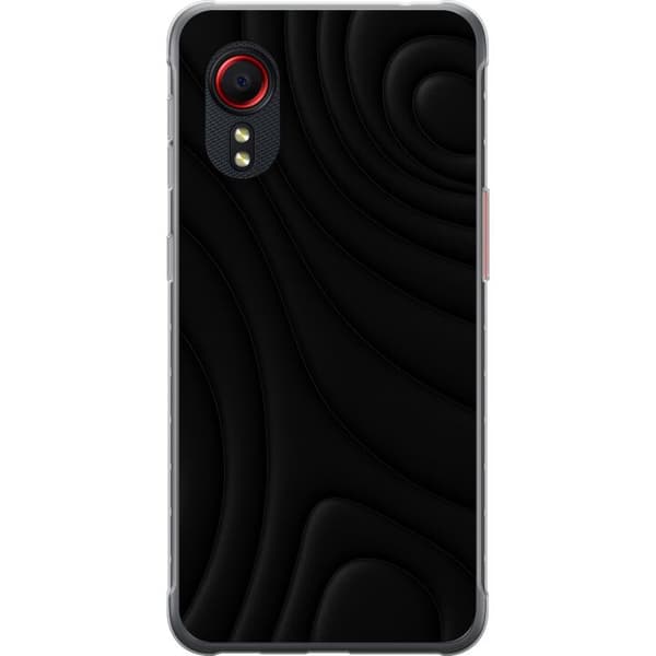 Samsung Galaxy Xcover 5 Läpinäkyvä kuori Tummat Aallot