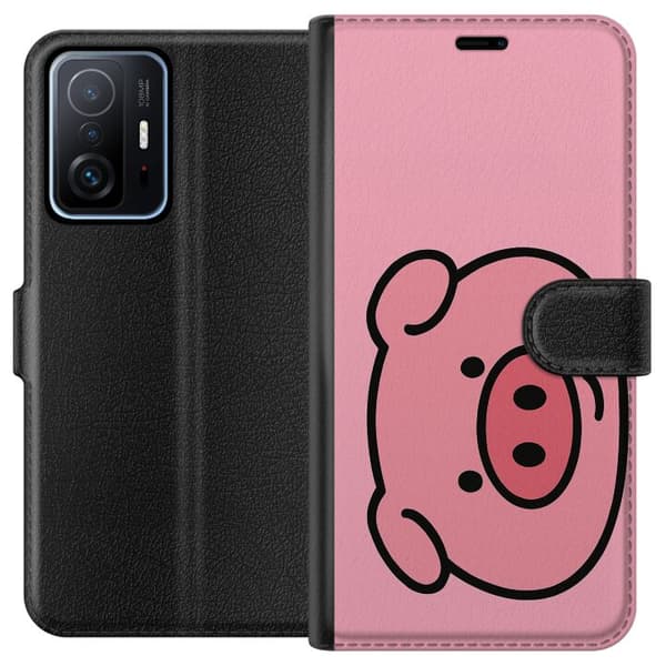 Xiaomi 11T Tegnebogsetui Kawaii Piggy