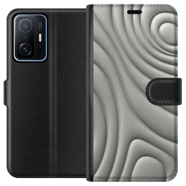 Xiaomi 11T Tegnebogsetui Sølvbølger