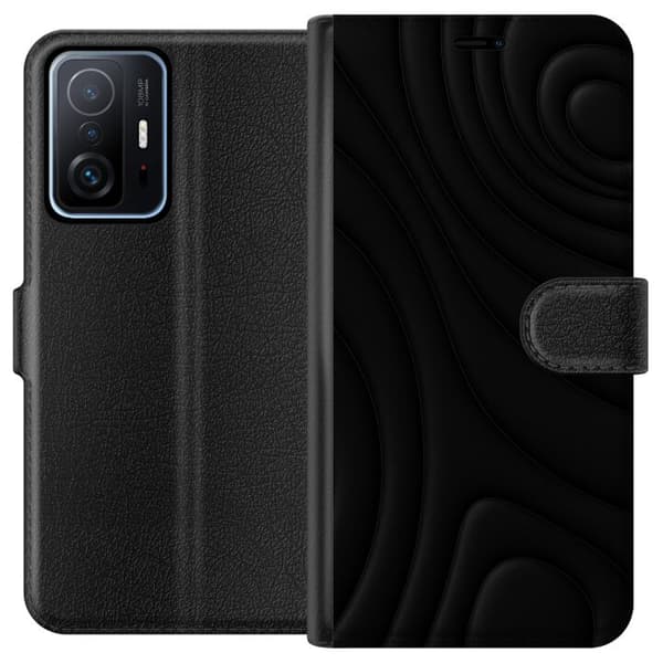 Xiaomi 11T Tegnebogsetui Sorte Bølger