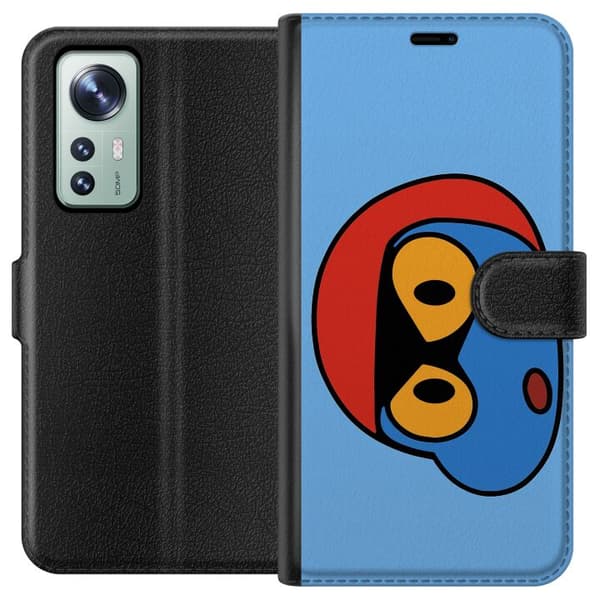 Xiaomi 12 Lommeboketui Bold Bot Head