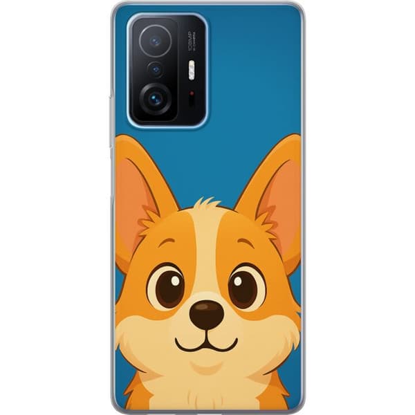Xiaomi 11T Pro Gennemsigtig cover Hello Corgi