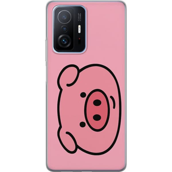 Xiaomi 11T Pro Gennemsigtig cover Kawaii Piggy