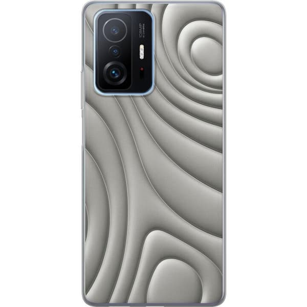 Xiaomi 11T Pro Gennemsigtig cover Sølvbølger