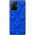 Pikkukuva 1 / 3: Xiaomi 11T Pro Läpinäkyvä kuori Siniset Sydämet