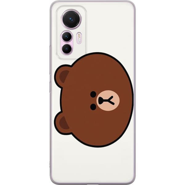 Xiaomi 12 Lite Genomskinligt Skal line friends brown